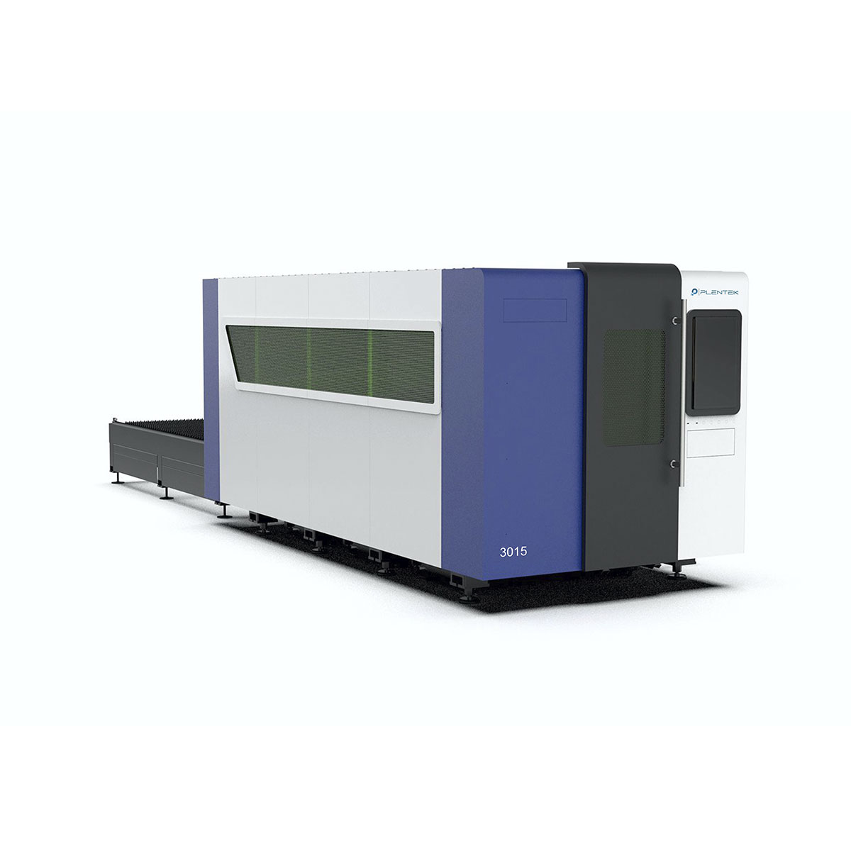 Máquina de Corte a Laser Fibra 3015C – 6000W MAX, Modelo fechado com troca de mesa
