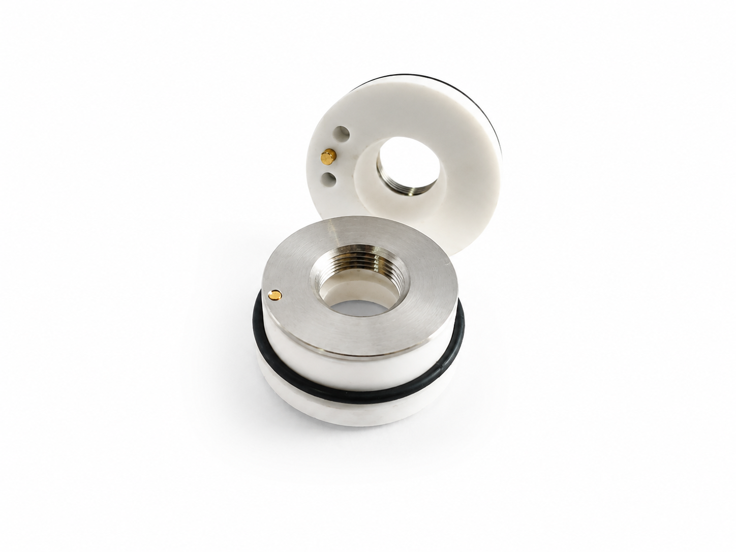 Anel Cerâmico para Cabeçote de Corte a Laser Fibra Óptica D28 x M11 - Imagem 2